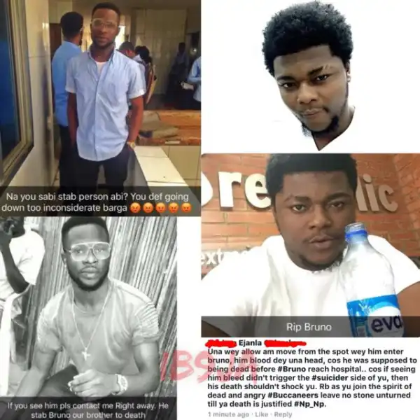 Nigerian man on the run after stabbing rival cult member, Bruno, to death in Benin Republic